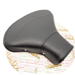 Schwarzer Vordersitz komplett mit Rahmenabdeckung und Griff für VESPA 125 V30T V31T V32T V33T ab 1950