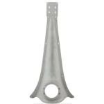 Cache-klaxon de calandre avant VESPA 125 V1 V15 V30 V33 150 VL ACMA en aluminium