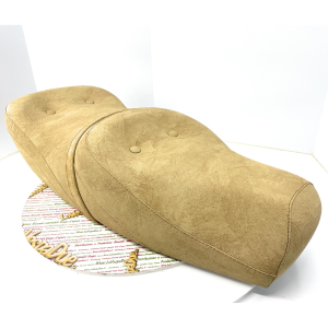 Selle de fauteuil de luxe KING size BEIGE NUVOLATO pour VESPA 80 125 150 200 PX PE ARCOBALENO GT GTR complète avec serrure