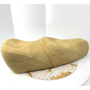Selle de fauteuil de luxe KING size BEIGE NUVOLATO pour VESPA 80 125 150 200 PX PE ARCOBALENO GT GTR complète avec serrure