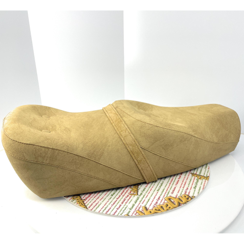 Selle de fauteuil de luxe KING size BEIGE NUVOLATO pour VESPA 80 125 150 200 PX PE ARCOBALENO GT GTR complète avec serrure