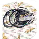 Elektrisches System Kabel für Vespa PK 50 V und Vespa Italienisches Handwerksprodukt