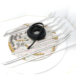 Jeu complet de baguettes de plancher pour VESPA 150 VB1T de 1958, produit italien d'excellente qualité