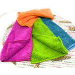 Paño de microfibra de 30 x 40 cm de alta absorción electrostática para la limpieza y secado de VESPA APE y LAMBRETTA