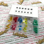 Confezione di fusibili a lama fuse blade vari amperaggi e misure per VESPA APE LAMBRETTA FIAT