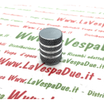 Bouchon de valve GRIS FONCÉ pour chambres à air et jantes tubeless pour VESPA APE et LAMBRETTA