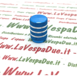 Bouchon de valve BLEU pour chambres à air et jantes tubeless pour VESPA APE et LAMBRETTA