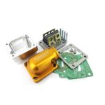 Kit collecteur d'admission complet PINASCO 26381155 GOLD diamètre 34 mm VESPA PX 80 125 150 200