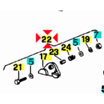 Gruppo Tendicatena per PIAGGIO SI FL2 BRAVO ERRE 2 GRILLO r.o. 154597