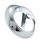 Copriventola cromato coperchio volano VESPA 125 V1T a V15T V30T a V33T HOFFMANN in acciaio inox tipo ULMA faro basso