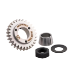 Pignon primaire 28 dents CRIMAZ pour VESPA 50 90 125 NLR SPECIAL PRIMAVERA ET3 PK S XL XL2 Ø 39,8 mm dents droites pour primaire 27/69 avec cône