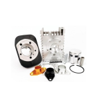 SONDERANGEBOT Pinasco 26028503 EVOTEN BIG BORE QUADRO FULL Thermoeinheit Zylinder 46 mm 80 mit 12 mm Bolzen PIAGGIO 50 CIAO SI BRAVO BOXER mit angeflanschtem Auspuff 22 25 28 mm Einbandkollektoren