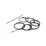 Kit Serie 7 Kabel mit schwarzer Ummantelung für VESPA 50 90 NLR SPECIAL SS ELESTART 125 ET3 PRIMAVERA mit internem Teflon Bremskupplungsgetriebe Gaspedal ro 139402 139403 192681 174164 174701 098221 071059