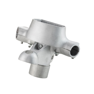 Aluminum handlebar support for VESPA 125 150 ACMA 1952 with seat for speedometer and 32 mm deep lamp holder