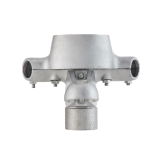 Aluminum handlebar support for VESPA 125 150 ACMA 1952 with seat for speedometer and 32 mm deep lamp holder