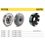 Frizione completa NEWFREN ingranaggio Z21 denti per VESPA 125 150 200 PX PE COSA 2 con anello di rinforzo esterno modifica RACING boccolo 36 mm