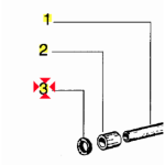 Dust cover ring washer Oscillating shelf for Piaggio 50 SI FL2 MIX BOSS BRAVO 3 ERRE 2 GRILLO SUPERBRAVO 3 ro 122672