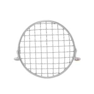 Grille de protection de cadre de phare pour VESPA 50 NLR REVIVAL en métal chromé diamètre 105 mm type 6 six jours