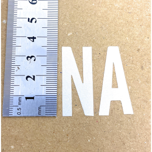 Adesivo sigla NA Napoli catarifrangente per targa europea auto camion autocarro anteriore o posteriore FIAT ABARTH AUDI FERRARI PORCHE MERCEDES ISUZU SKODA VW 500 1200 1400 1600 2000