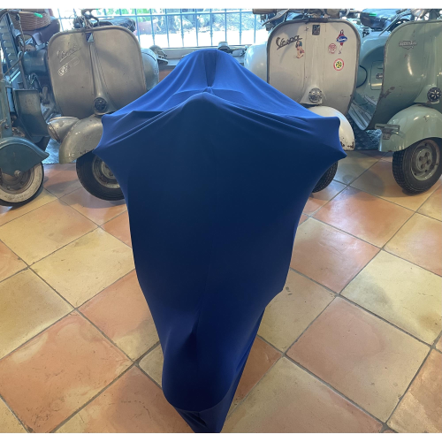 Housse Vespa Housse de scooter VESPA bicolore BLEU/ROUGE anti-poussière anti-rayures  de 1946 à