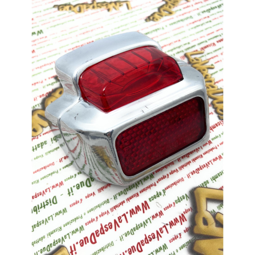 Rücklicht aus Aluminium Typ ULMA für Acma VESPA 125 150 VM VU VN VB1 V30 V1 V15 VL GS niedriger Vintage-Einzellichtscheinwerfer