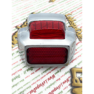 Rücklicht aus Aluminium Typ ULMA für Acma VESPA 125 150 VM VU VN VB1 V30 V1 V15 VL GS niedriger Vintage-Einzellichtscheinwerfer