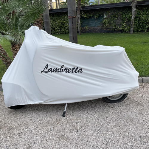 Telo coprilambretta Copri scooter LAMBRETTA BIANCO antipolvere