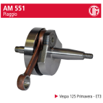 UTM TORTOSA Kurbelwelle für VESPA 125 Primavera - ET3