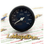 Compteur de vitesse NOIR pour VESPA 50 125 PK S SS échelle 160 Km/h avec joint ro 179151 178864 196894 196895 196905 197019