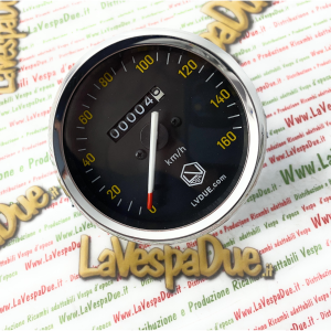 Échelle de compteur de vitesse chromée 160 km/h LVDUE VESPA PX PE première série 80 125 150 200 clé sur guidon P150 SP 200 E ro 190523