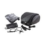 Mochila Thunder Case para baúl superior VESPA LAMBRETTA MOTO GUZZI MOTOM HONDA HARLEY DAVIDSON completa con correas y bandas elásticas