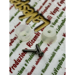 Jeu de 2 capsules à douille et 2 vis à fente VESPA 50 80 125 150 200 PX PE COSA CL CLX 2 HP PK XL FL RUSH N FL2 pour montage de crête, garde-boue, garde-boue, carrosserie, protections ro 230872 PIAGGIO NRG BEVERLY CARNABY