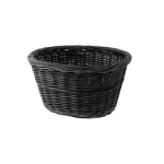 Wicker oval trunk basket 36 x 30 x 19 cm front rear trunk luggage rack VESPA LAMBRETTA APE CIAO BOXER BRAVO SI black color