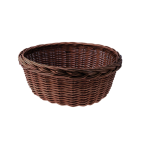 Wicker oval trunk basket 40 x 35 x 19 cm front rear trunk luggage rack VESPA LAMBRETTA APE CIAO BOXER BRAVO SI brown color