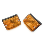 Coppia frecce anteriori SIEM per VESPA 50 80 100 125 PK S SS AUTOMATICA S ELETTRONICA Omologate lampeggiatore r.o. 216783 216782 218774 218773 217554