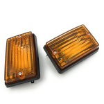 Coppia frecce posteriori SIEM per VESPA 50 80 100 125 PK S SS AUTOMATICA S ELETTRONICA Omologate lampeggiatore r.o. 216784 216785 218776 218775 217543