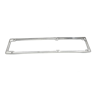Rear chrome iron license plate frame cm 49x11 for vintage cars FIAT 128 1100 ALFA ROMEO SPIDER MERCEDES S SL etc......