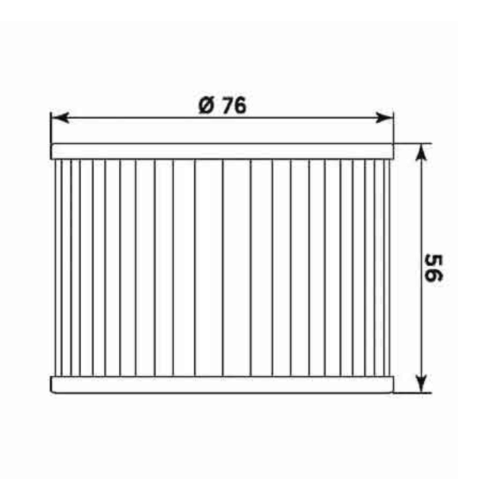 Filtro de aceite MEIWA H1001 equivalente a HF-401 para HONDA CB 500 FOUR K0 K1 K2 1971/1979 BENELLI BIMOTA KAWASAKI MOTOGUZZI TRIUMPH YAMAHA