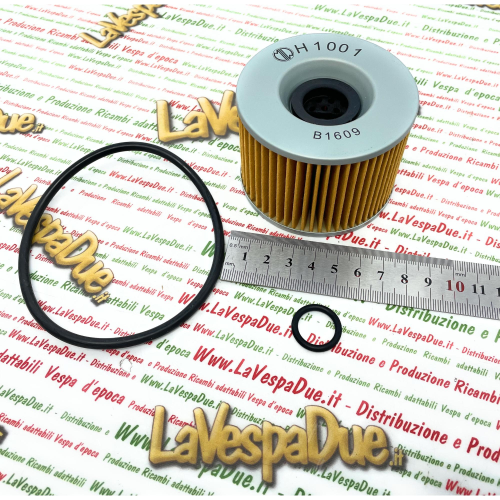 Filtro de aceite MEIWA H1001 equivalente a HF-401 para HONDA CB 500 FOUR K0 K1 K2 1971/1979 BENELLI BIMOTA KAWASAKI MOTOGUZZI TRIUMPH YAMAHA