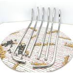 Serie strisce listelli pedana per VESPA 80 125 150 200 PX PE T5 in acciaio inossidabile lucidato 