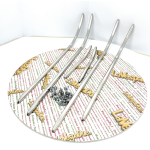 Serie strisce pedana completa in ACCIAIO Inox per VESPA 90 50 125 N L R SPECIAL PRIMAVERA ET3 r.o 154668