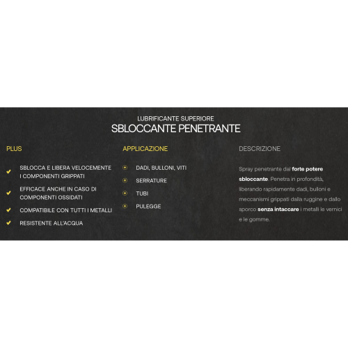 BARDAHL K9 Lubricante en spray desbloqueo de tuercas, pernos y mecanismos con óxido Envase de 400 ml VESPA APE LAMBRETTA FIAT ALFA ROMEO LANCIA
