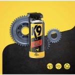 BARDAHL K9 Lubricante en spray multifunción Eliminador de ruido superior Envase de 400 ml VESPA APE LAMBRETTA FIAT ALFA ROMEO LANCIA