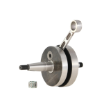Vilebrequin MAZZUCCHELLI AMT 158VT volants ronds VESPA 50 PK NLR SPECIAL S Advance Small Cone course 43 mm cône 19 mm bielle HF entraxe 87 mm épaulements complets