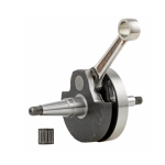 Vilebrequin MAZZUCCHELLI AMT 166M K matériau K2D avancé pour VESPA PE PX ARCOBALENO 200 RALLY Course longue 60 mm Roulement 25 Bielle int 110 mm