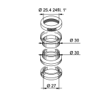 Group Ralle Steering Caps Series Kit for PIAGGIO 50 CIAO EURO 1 2 MIX TEEN GRILLO ro 814231 498396
