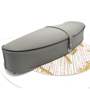 Selle grise pour VESPA TS SUPER SPRINT SUPER GL 125 150 180 AVEC BORD NOIR