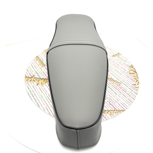 Selle grise pour VESPA TS SUPER SPRINT SUPER GL 125 150 180 AVEC BORD NOIR