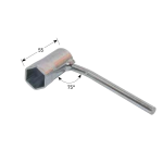 Chiave per candela 21 mm VESPA 50 80 90 125 160 180 200 con manico piegato