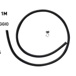 Tubo de mezcla de combustible en caucho 100% NBR Ø interior 6 mm largo 1 metro para VESPA LAMBRETTA APE CIAO completo con abrazaderas